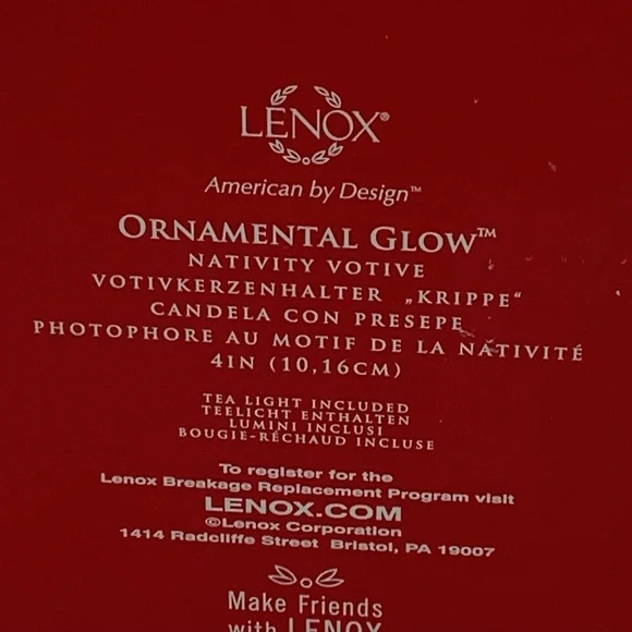 New Lenox Ornamental Glow Nativity Votive - Picture 14 of 16